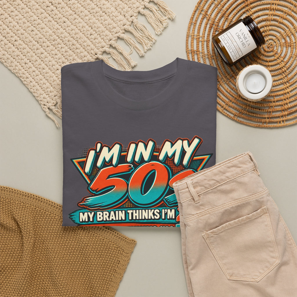 Retro 50s Birthday T‑Shirt — "I'm in My 50s" 80s Playlist Cassette Tee