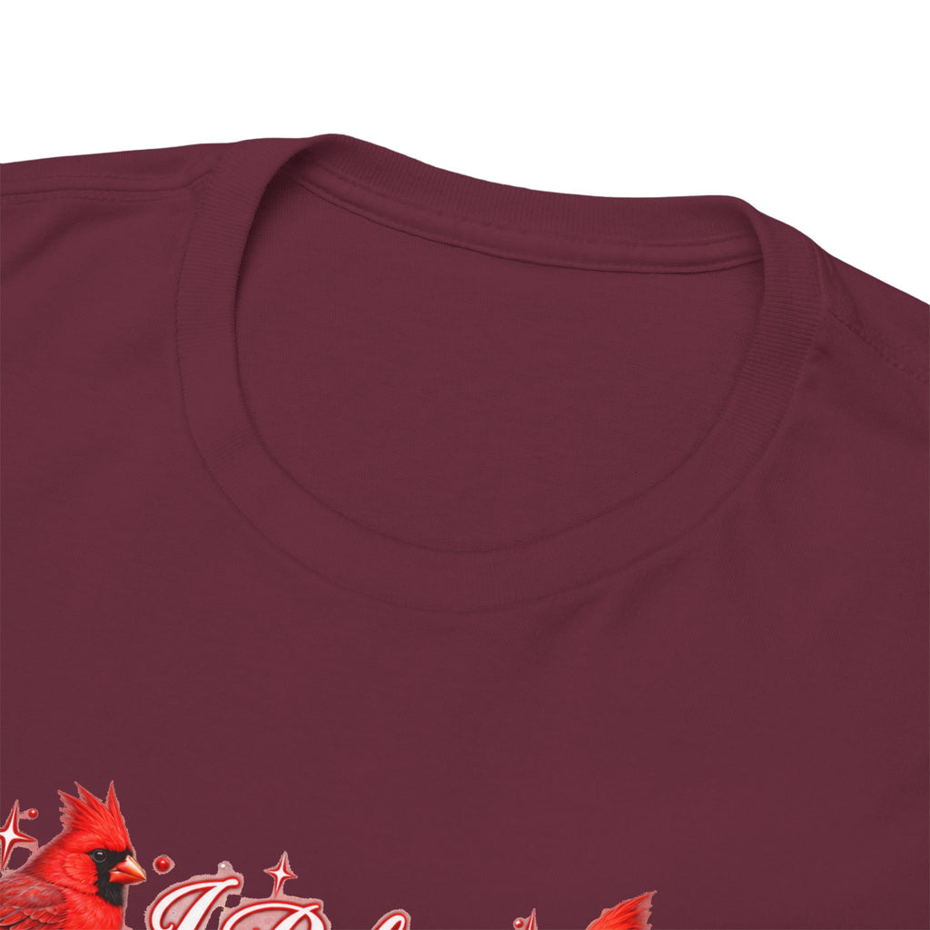 Angels from Heaven Cardinal Christmas T-Shirt