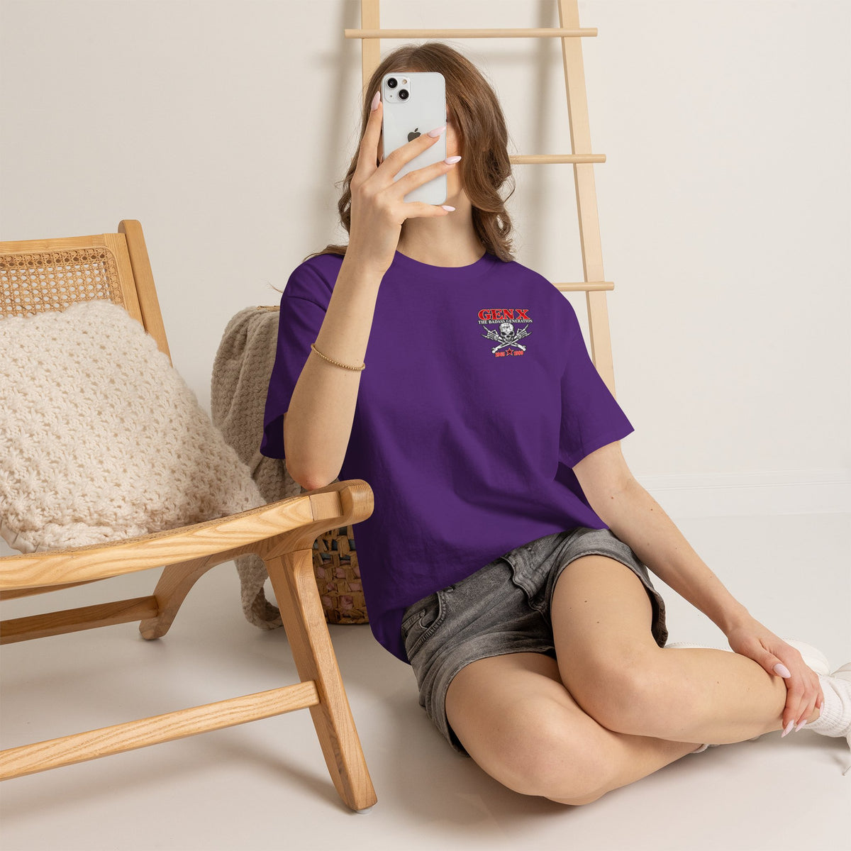 Gen X T‑Shirt — "The Badass Generation" Skull & Crossbones Retro Tee