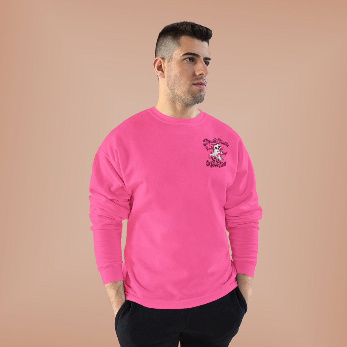 Breast Cancer Awareness Crewneck Sweatshirt – "In October We Wear Pink"