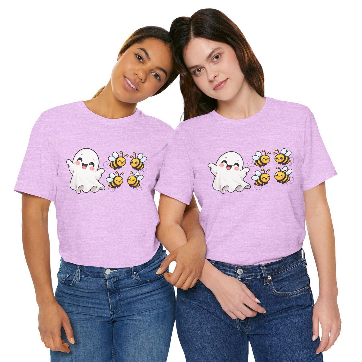 Boo & Bees Halloween Tee – Cute Ghost & Bee Shirt | Spooky Season Must-Have