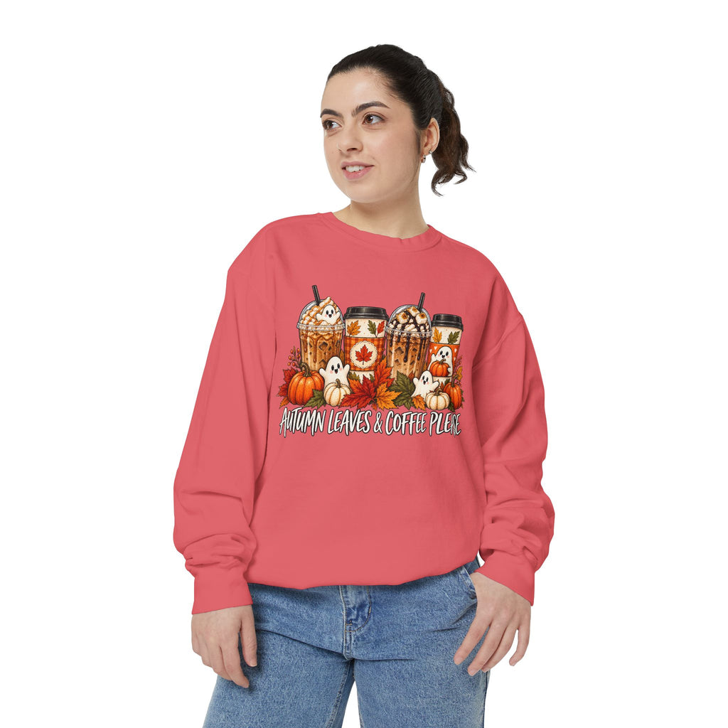 Pumpkin Spice Coffee Sweatshirt — Fall Coffee Lover Graphic Sweatshirt