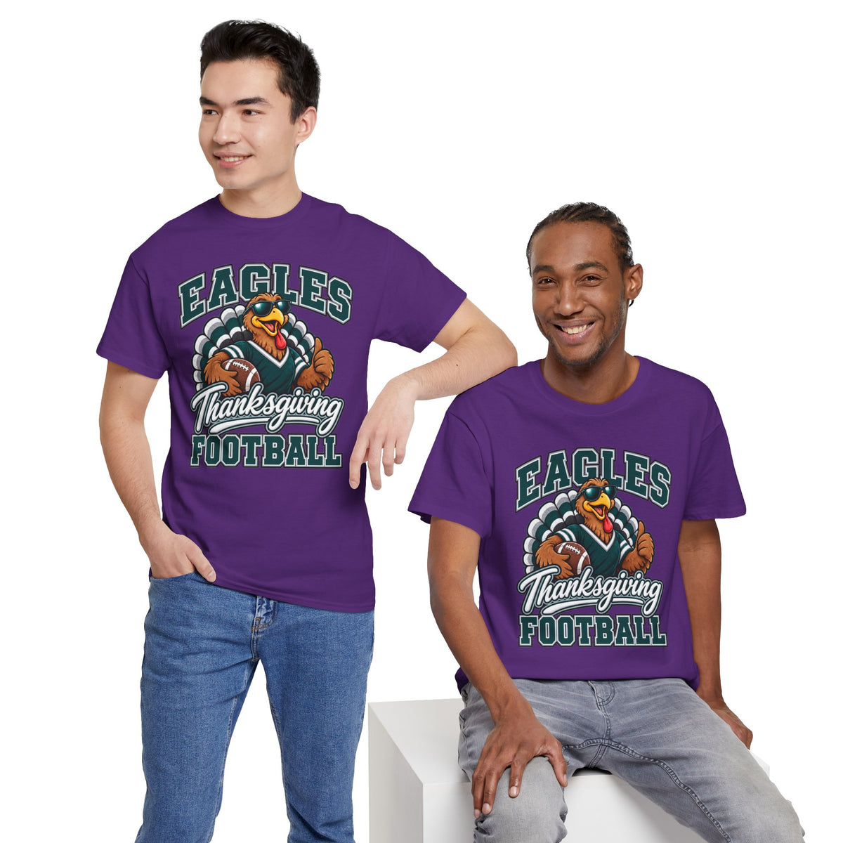Eagles Thanksgiving Football Tee