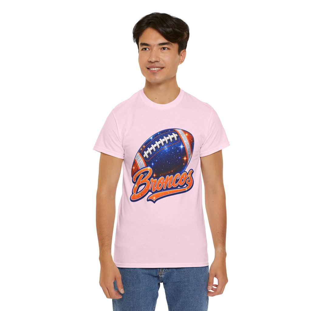 Broncos Football T-Shirt — Galaxy Football Graphic Tee