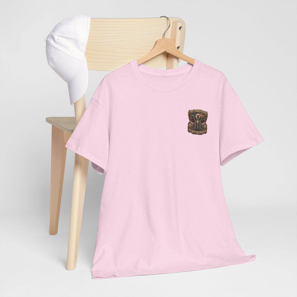 Freedom Rider Motorcycle T‑Shirt — Born to Roam Vintage Biker Tee