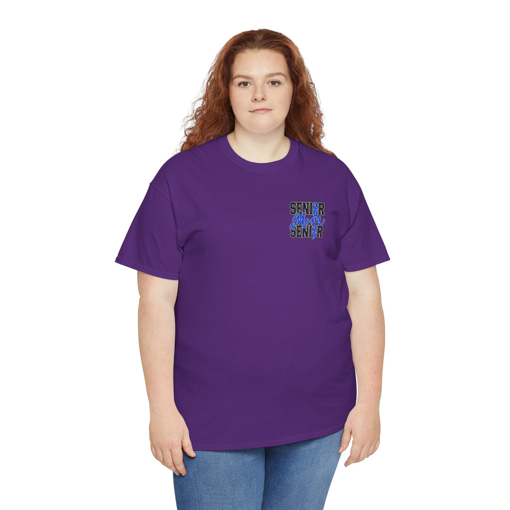 Senior Mom 2027 T-Shirt — Back Print Proud Senior Parent Tee