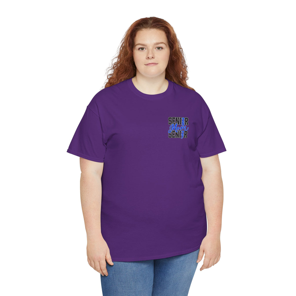 Senior Mom 2027 T-Shirt — Back Print Proud Senior Parent Tee