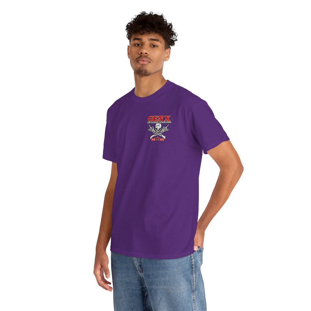 Gen X T‑Shirt — "The Badass Generation" Skull & Crossbones Retro Tee