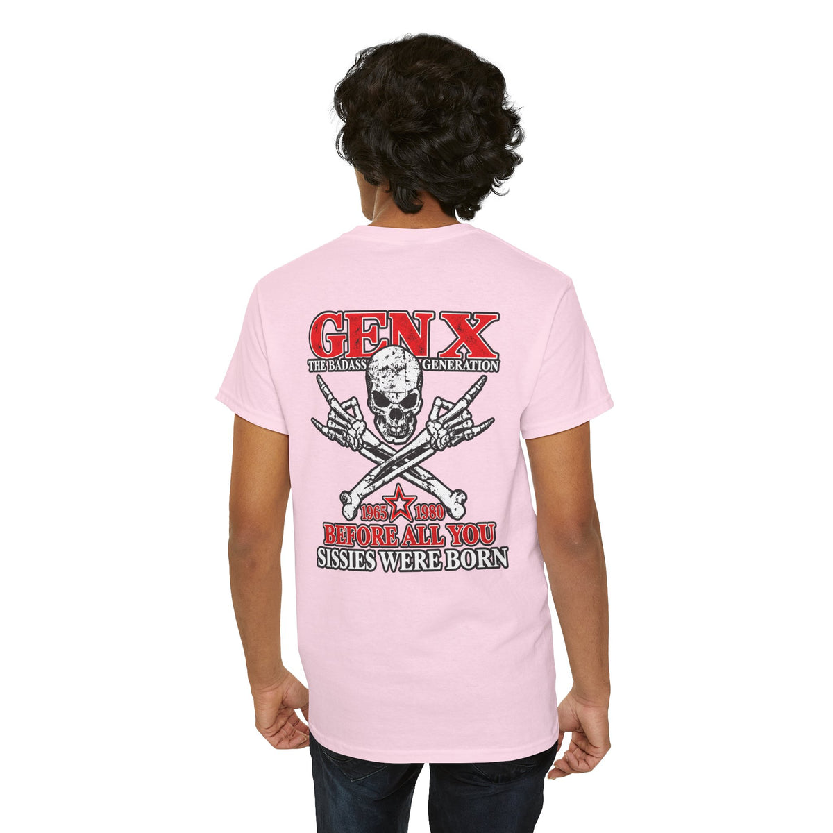 Gen X T‑Shirt — "The Badass Generation" Skull & Crossbones Retro Tee