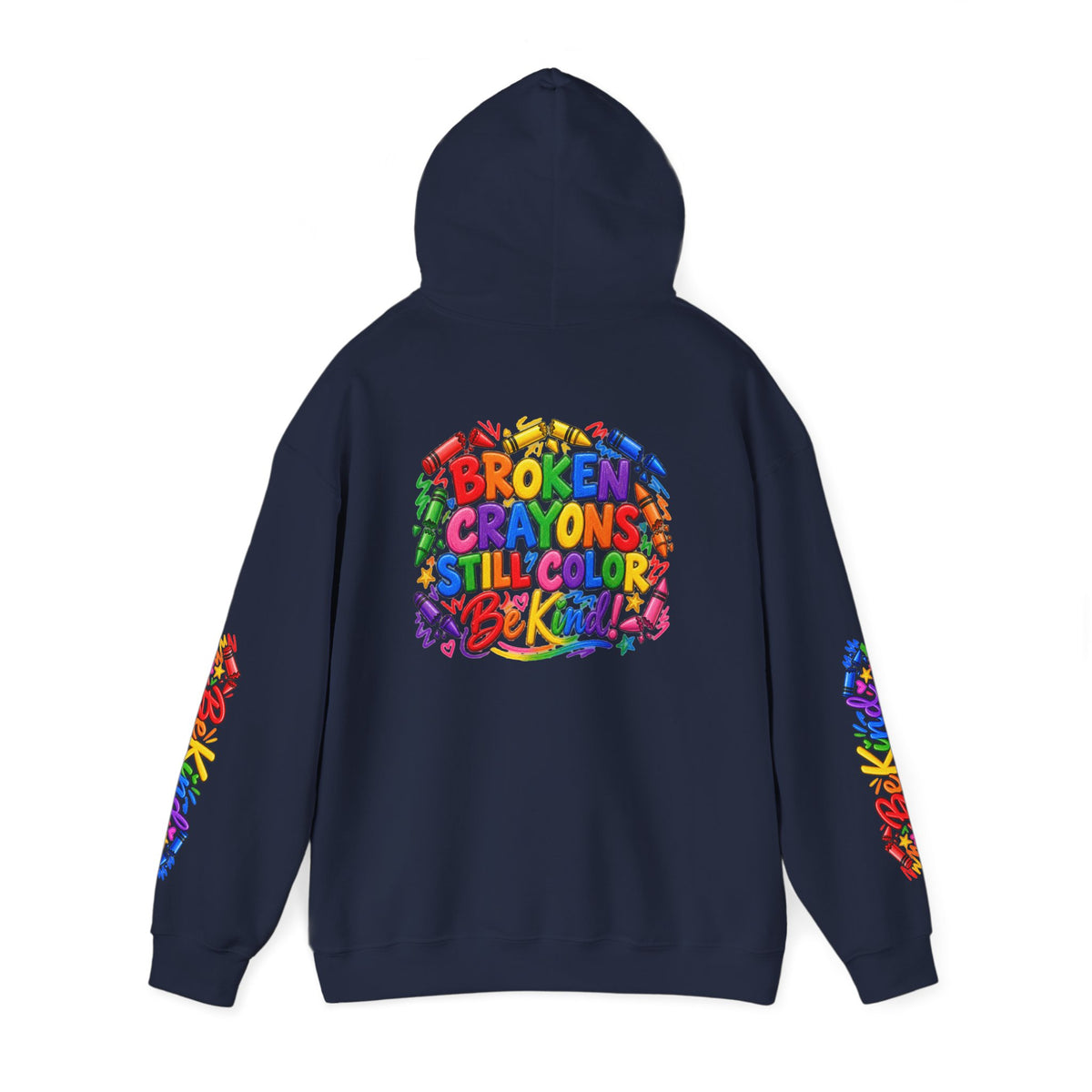 Broken Crayons Still Colorful Rainbow Art Hoodie