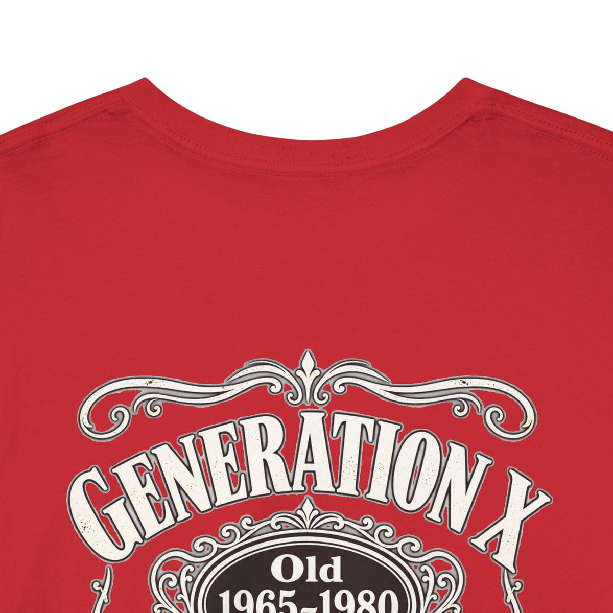 Generation X T‑Shirt — 'Stay Feral' Vintage Whiskey Label Tee (Born 1965–1980)