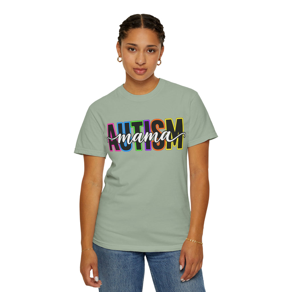 Autism Mama T-Shirt — Colorful Pride Support Tee for Moms