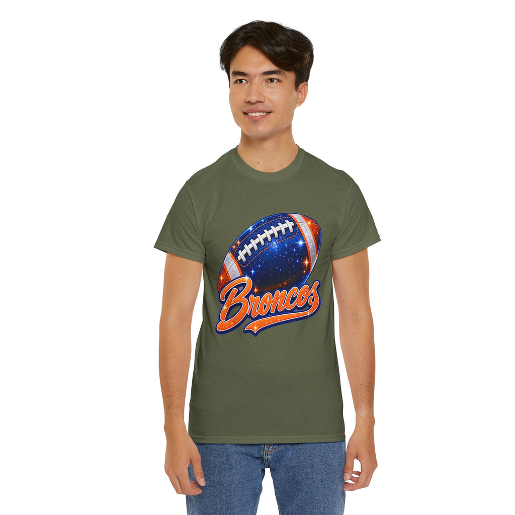 Broncos Football T-Shirt — Galaxy Football Graphic Tee