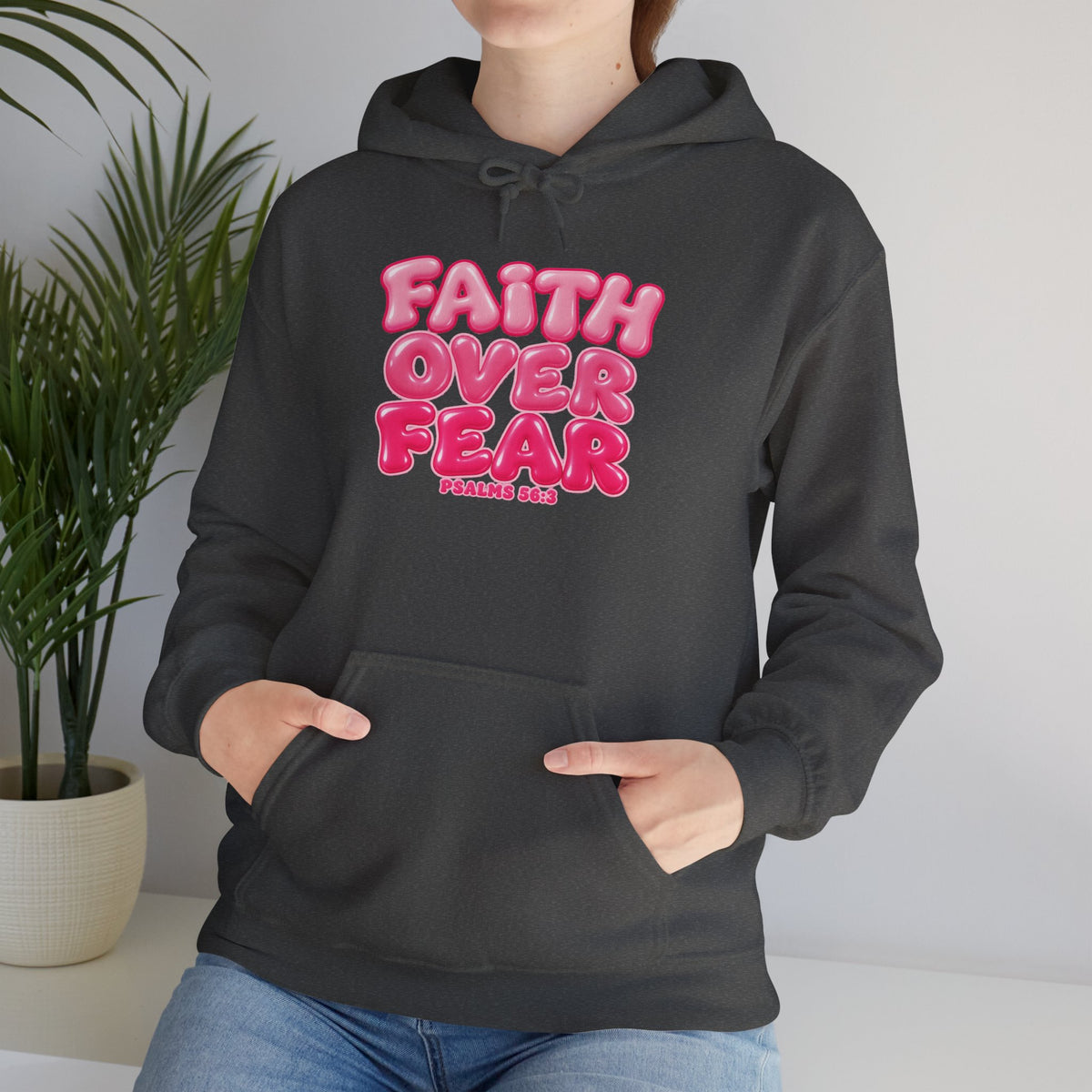 Faith Over Fear Inspirational Hoodie