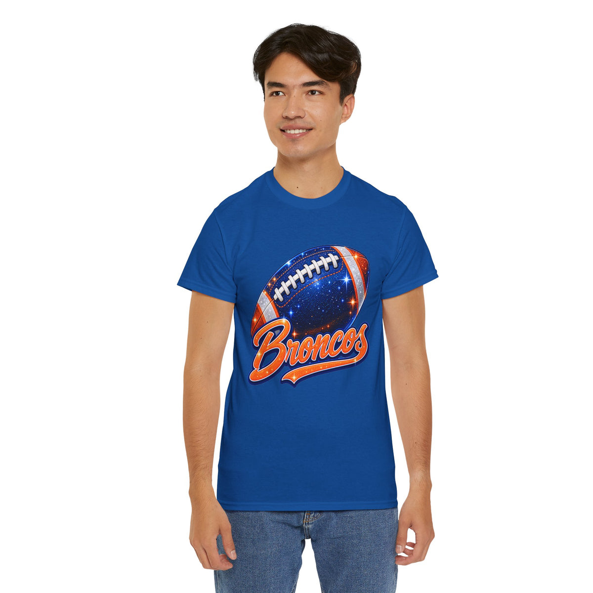 Broncos Football T-Shirt — Galaxy Football Graphic Tee
