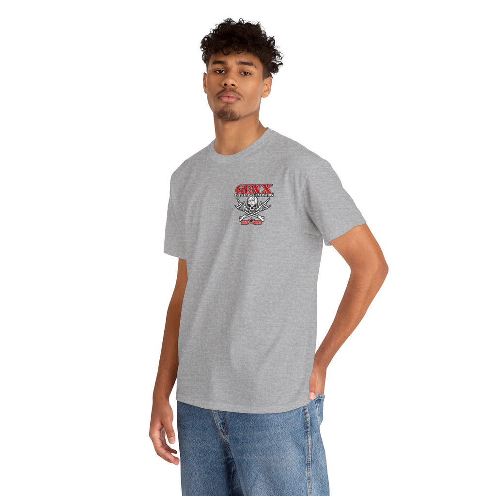 Gen X T‑Shirt — "The Badass Generation" Skull & Crossbones Retro Tee