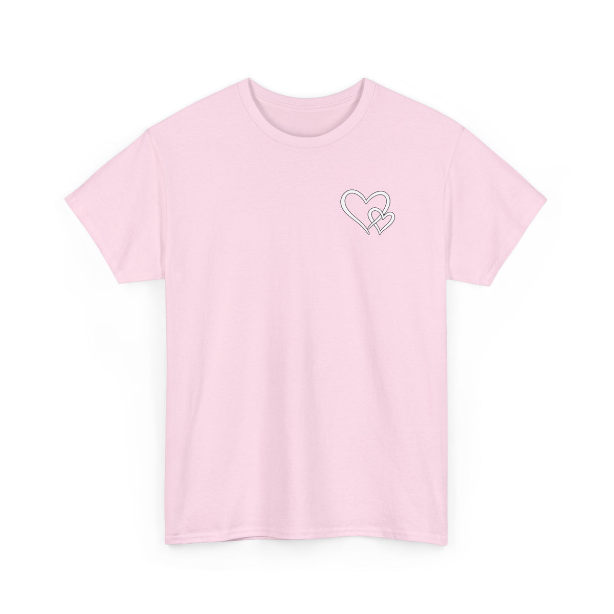 Inspirational Heart T-Shirt – "To the Person Behind Me: You Are Amazing, Beautiful and Enough" Motivational Tee