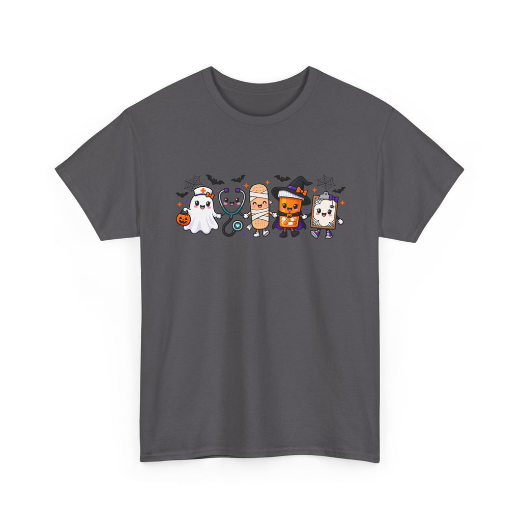 Halloween Candy Characters Tee — Cute Trick-or-Treat Ghosts & Candy Corn Shirt