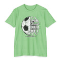 Christian Soccer T-Shirt — “I Can Do All Things Through Christ” Faith Soccer Tee