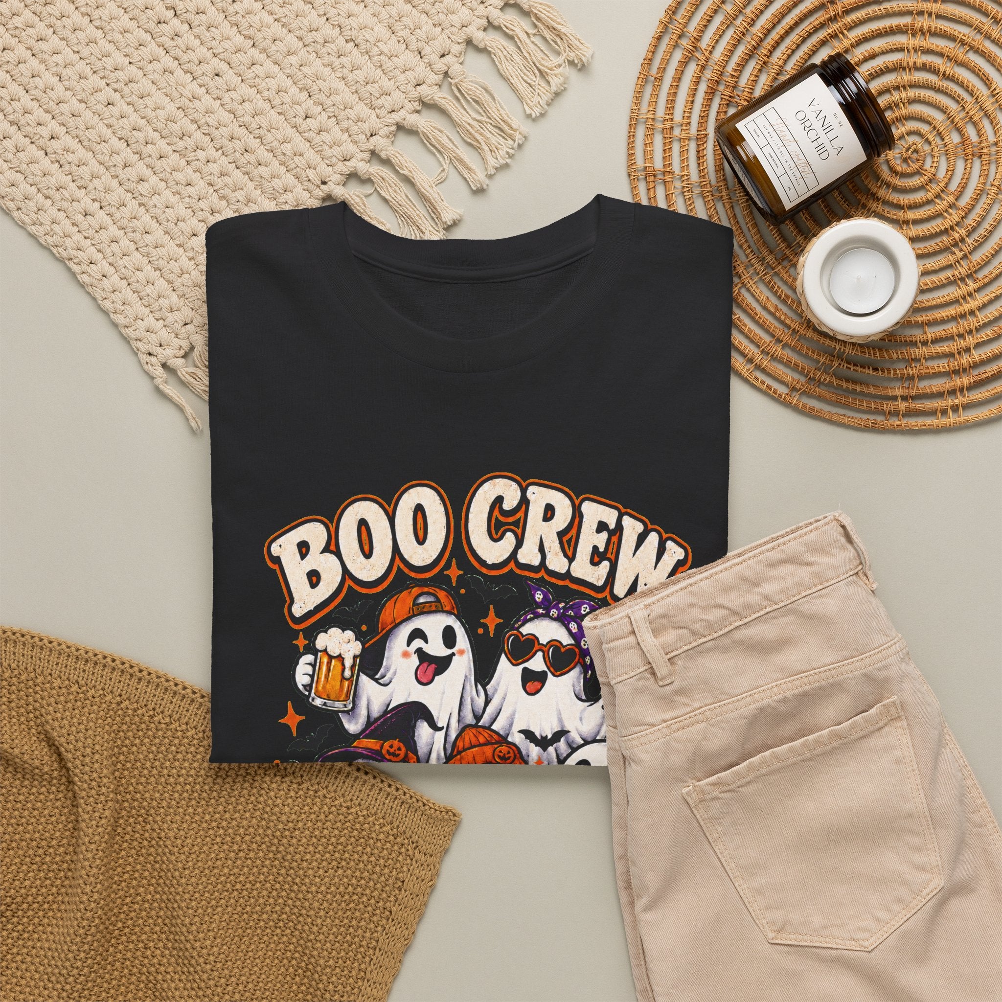 Boo Crew Halloween T-Shirt — “Most Likely to Get Sheet Faced” Funny Ghost Party Tee