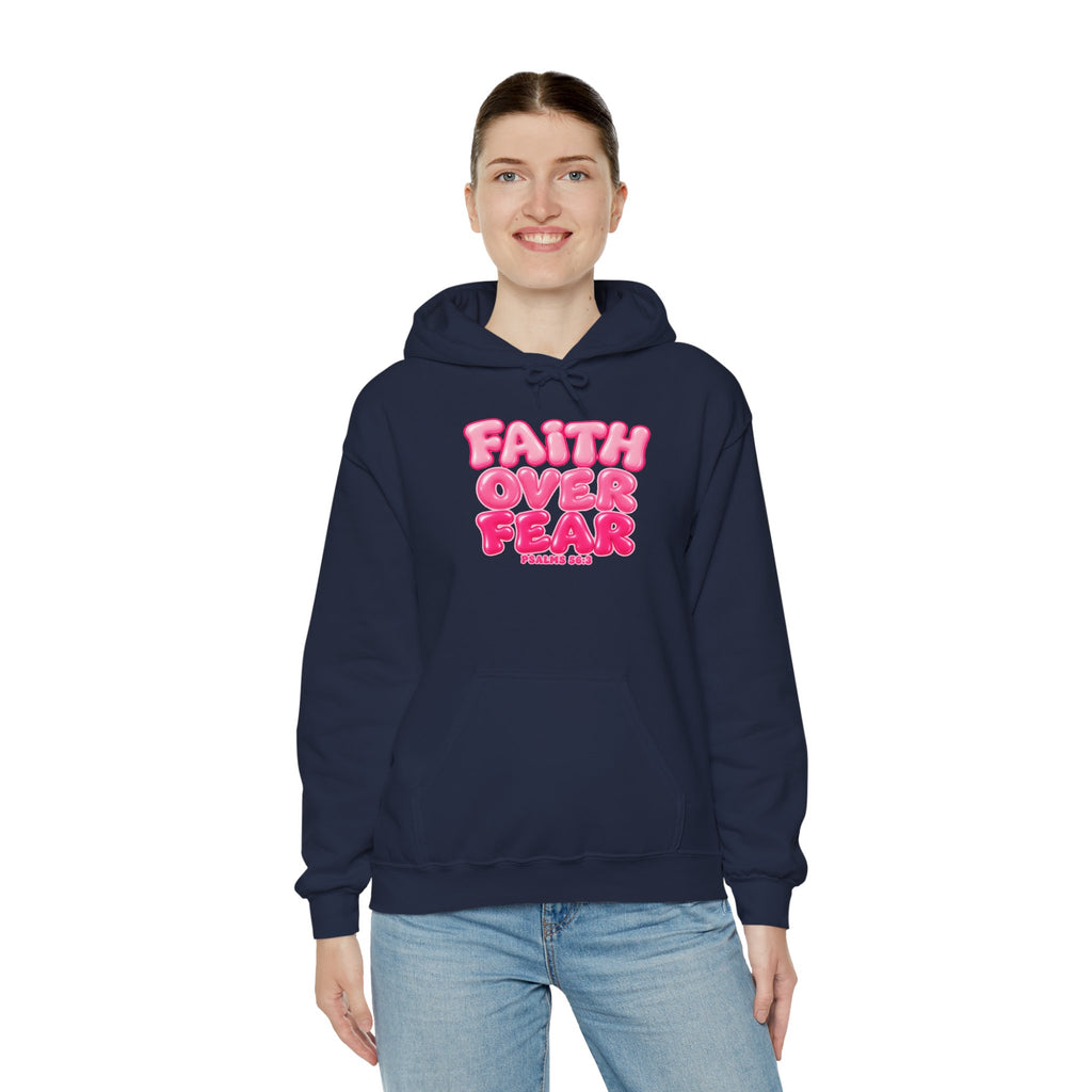 Faith Over Fear Inspirational Hoodie