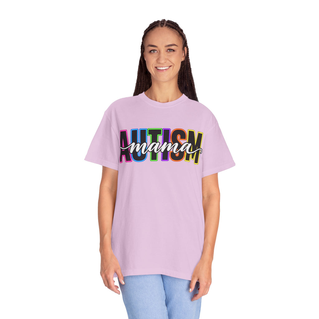 Autism Mama T-Shirt — Colorful Pride Support Tee for Moms