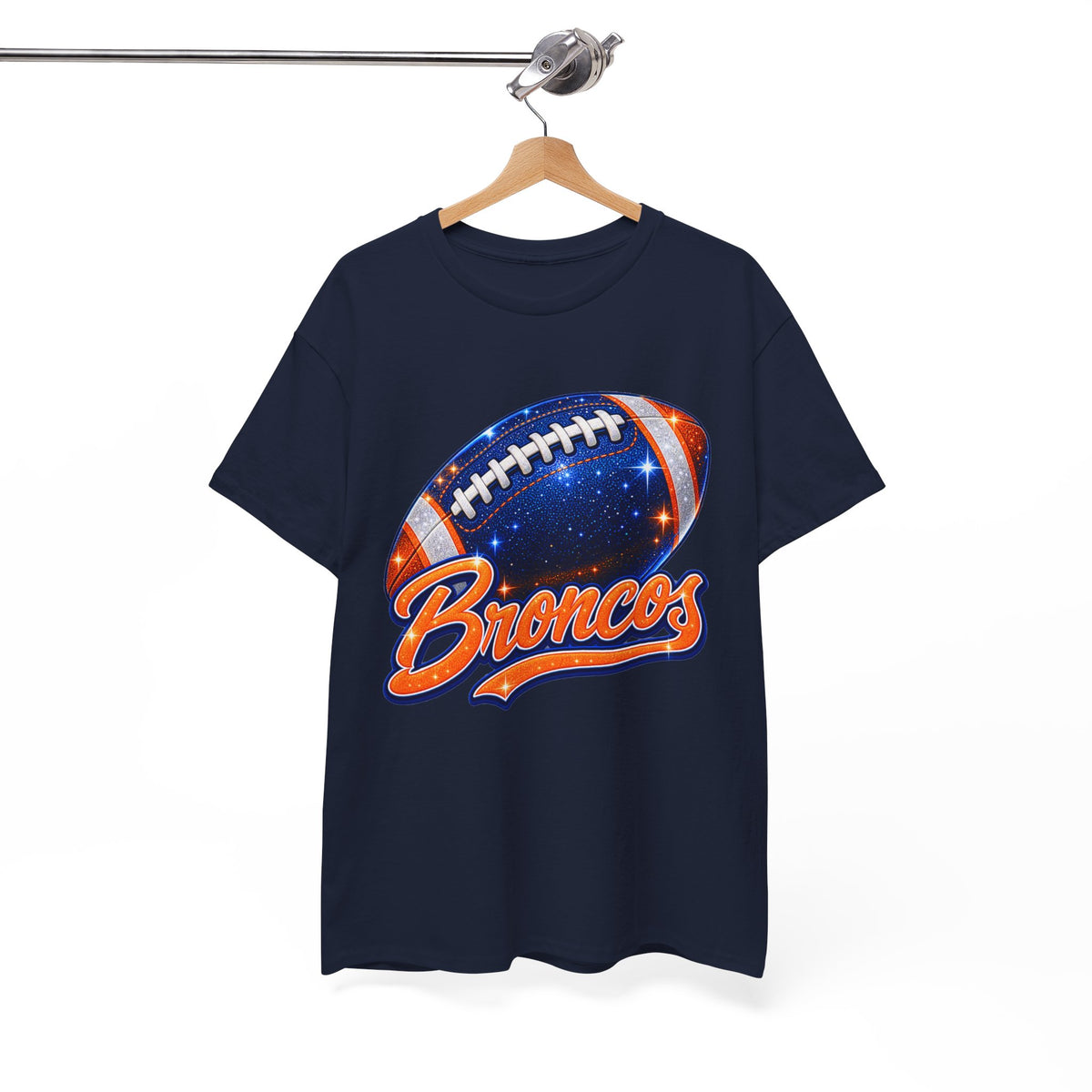 Broncos Football T-Shirt — Galaxy Football Graphic Tee
