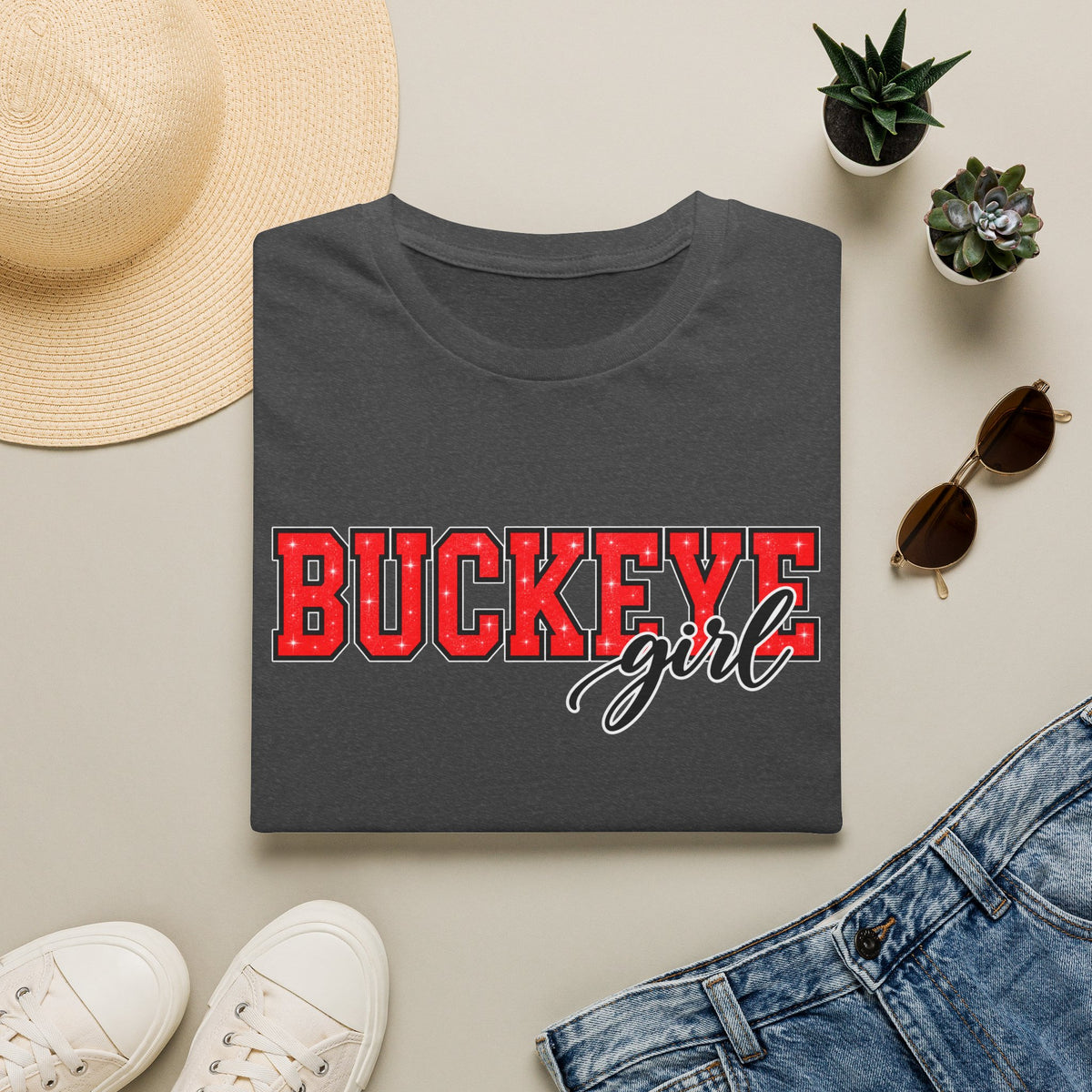 Buckeye Girl T-Shirt — Ohio State Football Fan Tee
