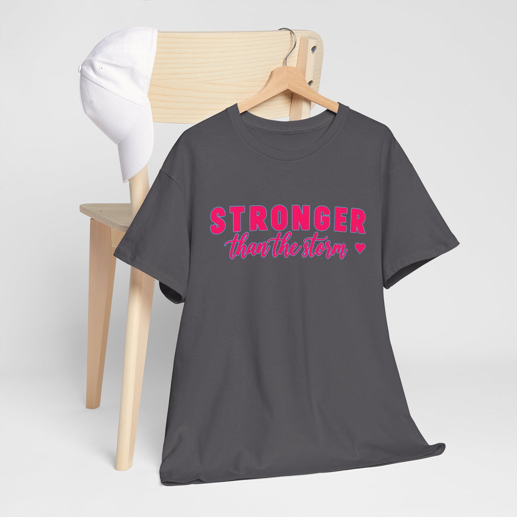 Stronger Than the Storm Tee - Inspirational Women's Resilience T-Shirt