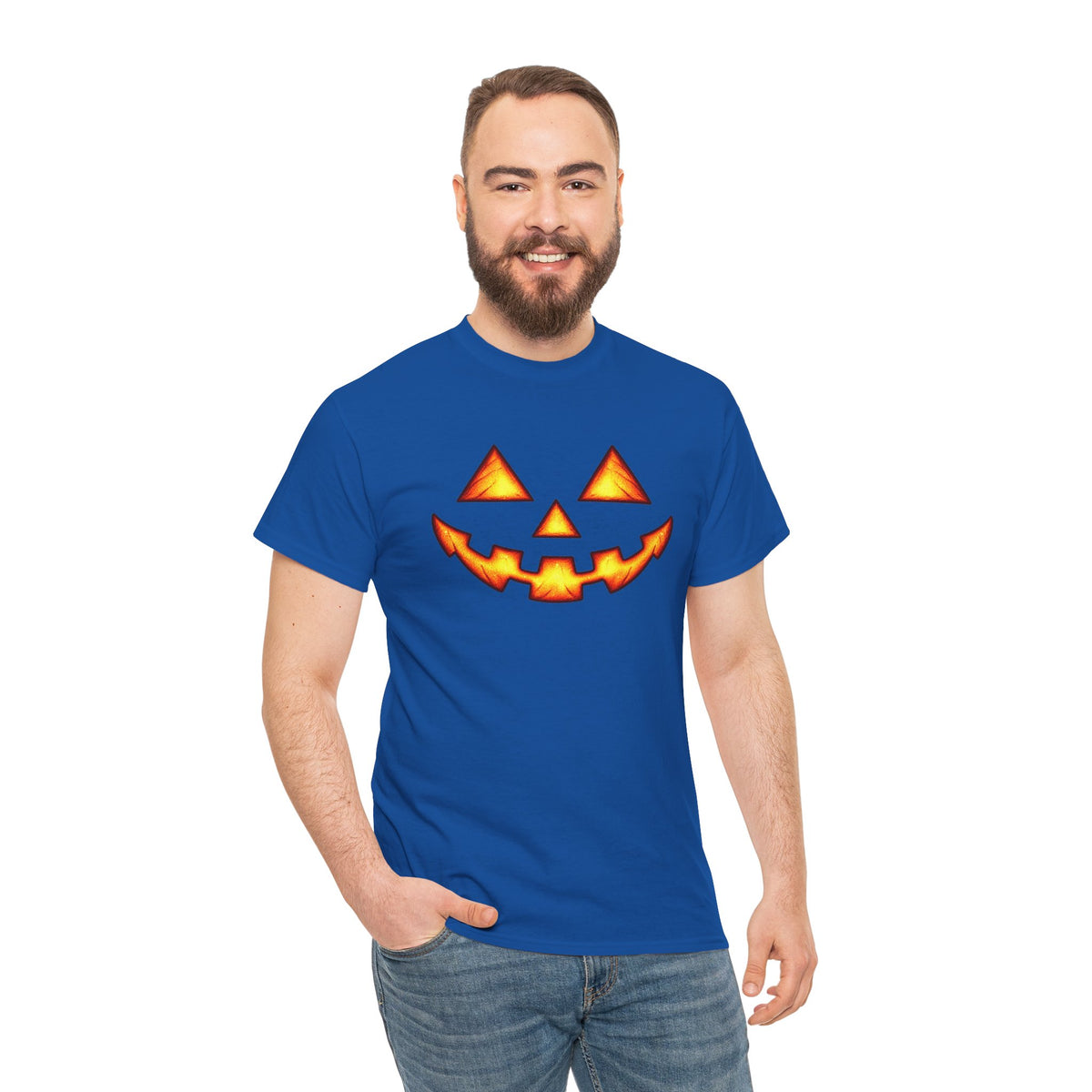 Halloween Jack-O'-Lantern Happy T-Shirt