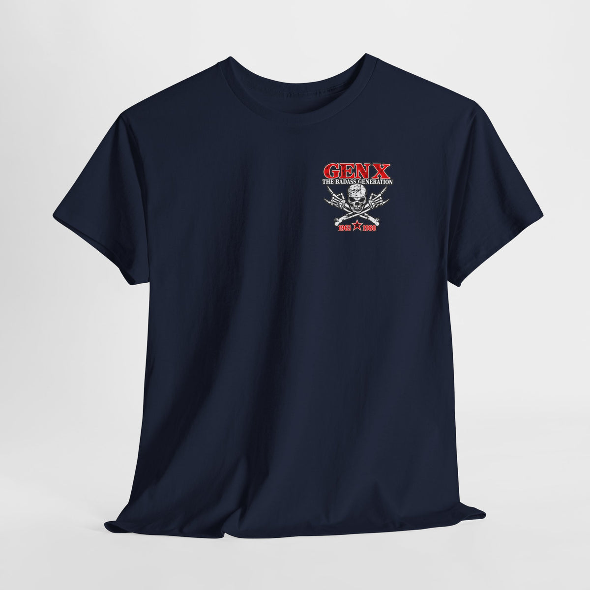 Gen X T‑Shirt — "The Badass Generation" Skull & Crossbones Retro Tee