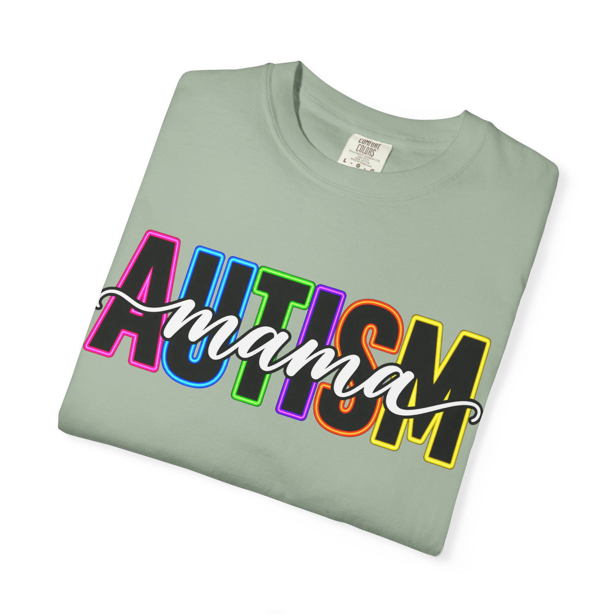 Autism Mama T-Shirt — Colorful Pride Support Tee for Moms