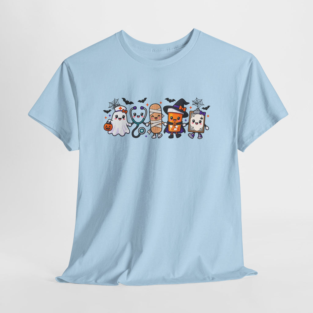 Halloween Candy Characters Tee — Cute Trick-or-Treat Ghosts & Candy Corn Shirt