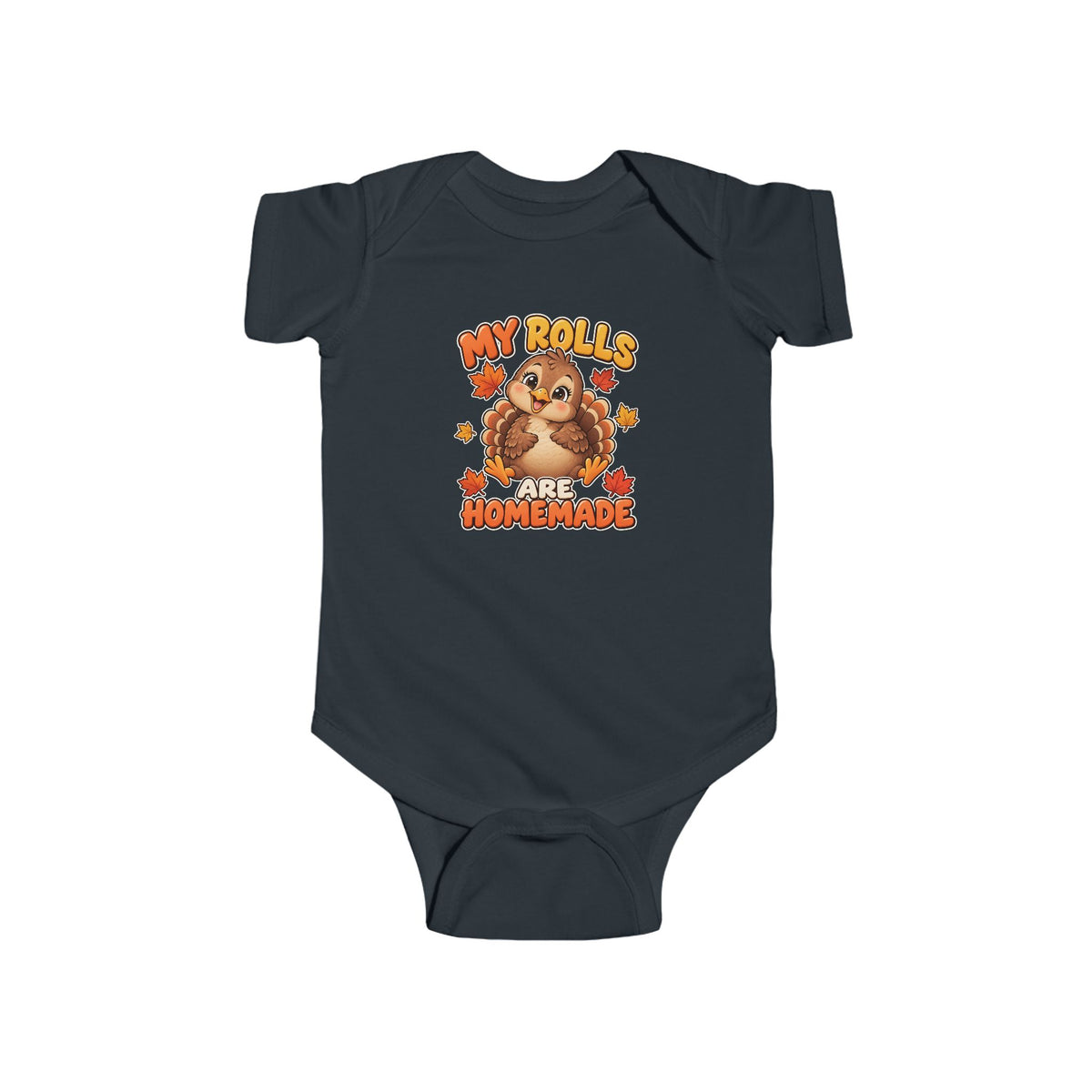 Infant Bodysuit - "My Rolls Were Homemade" Cute Dachshund Baby Onesie