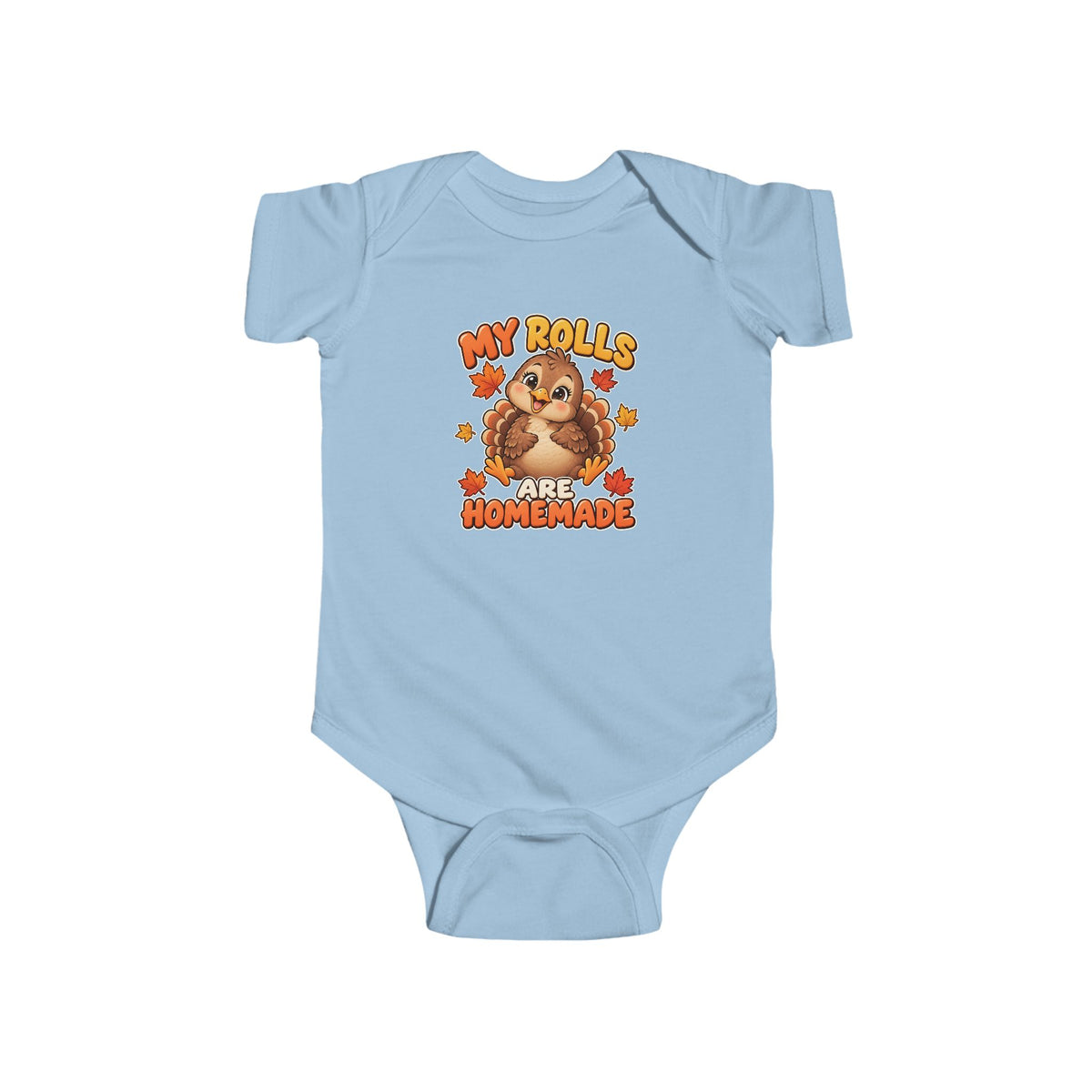 Infant Bodysuit - "My Rolls Were Homemade" Cute Dachshund Baby Onesie