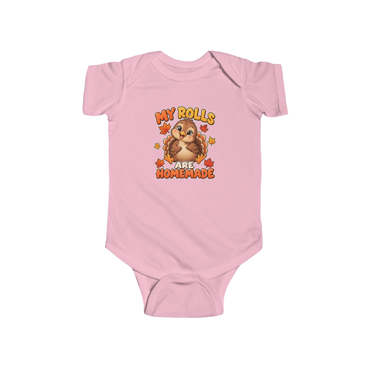 Infant Bodysuit - "My Rolls Were Homemade" Cute Dachshund Baby Onesie