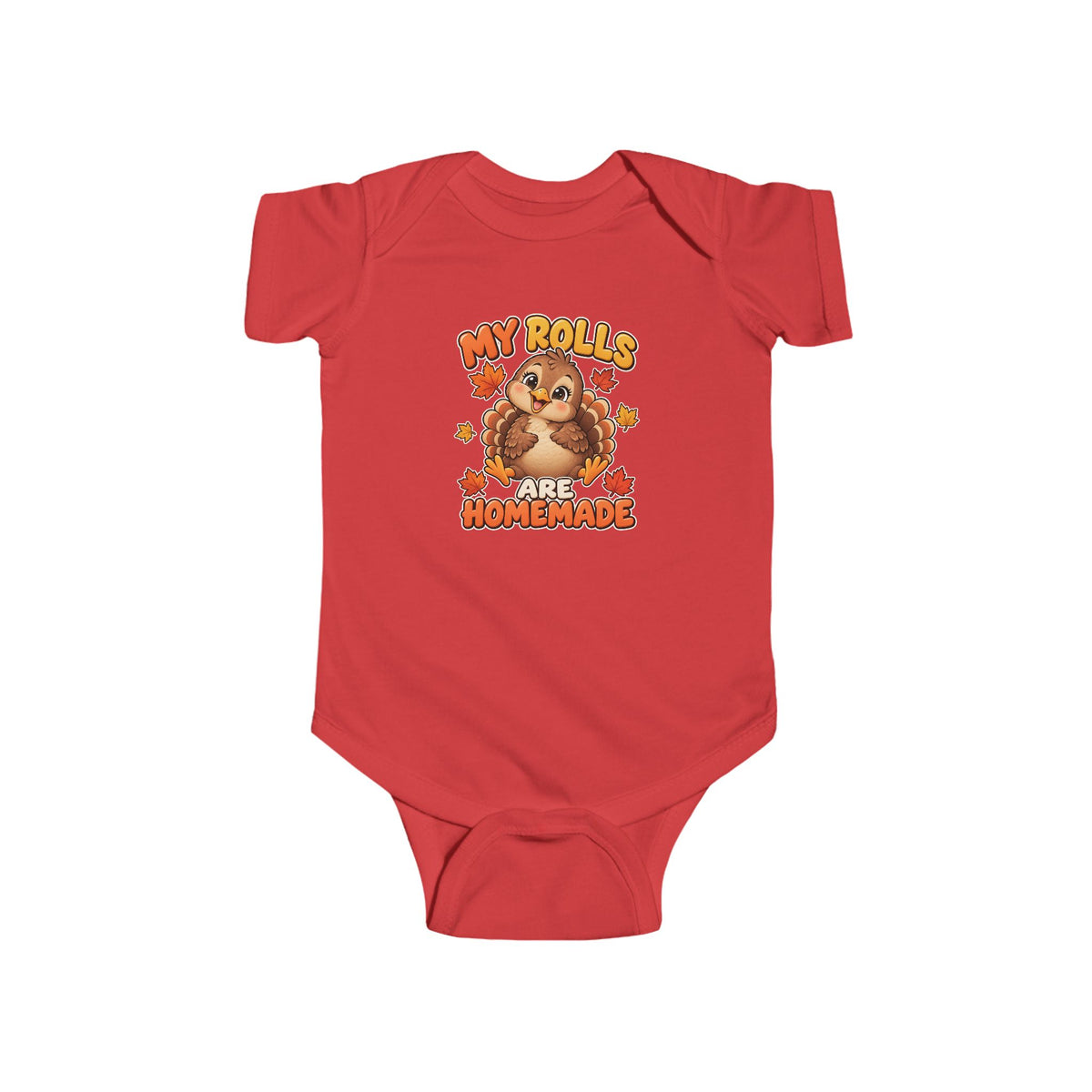 Infant Bodysuit - "My Rolls Were Homemade" Cute Dachshund Baby Onesie
