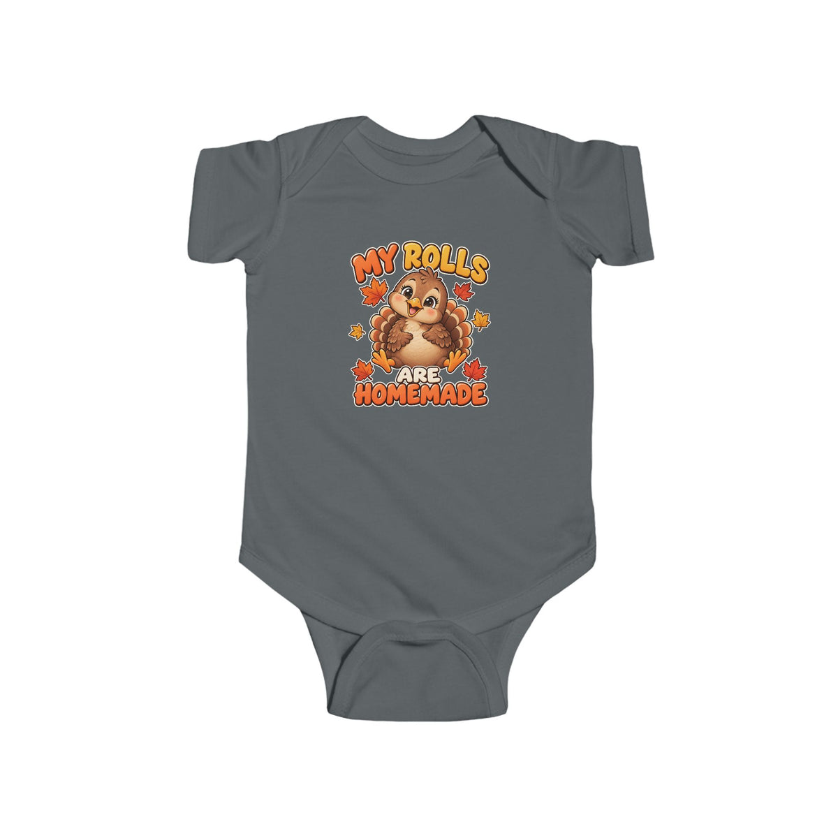 Infant Bodysuit - "My Rolls Were Homemade" Cute Dachshund Baby Onesie