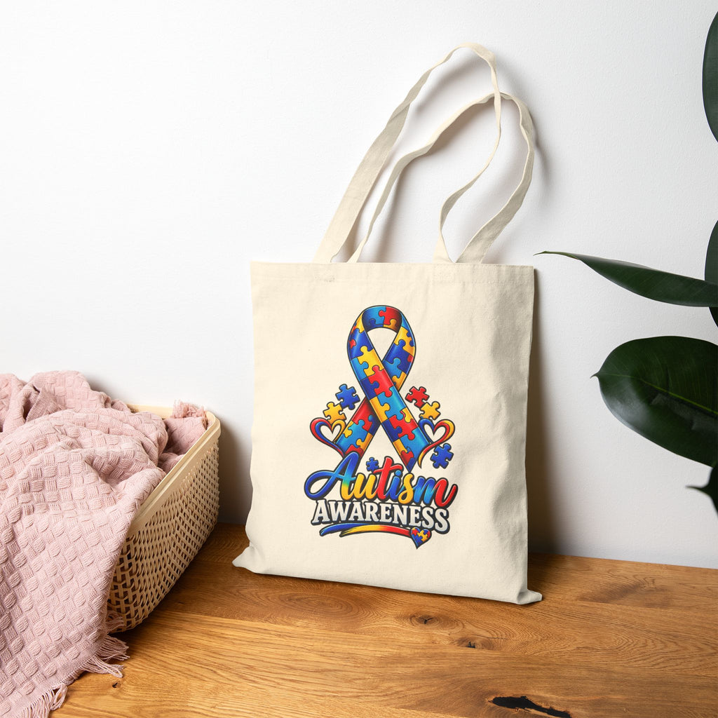 Eco Canvas Tote — Colorful Floral Buddha Design