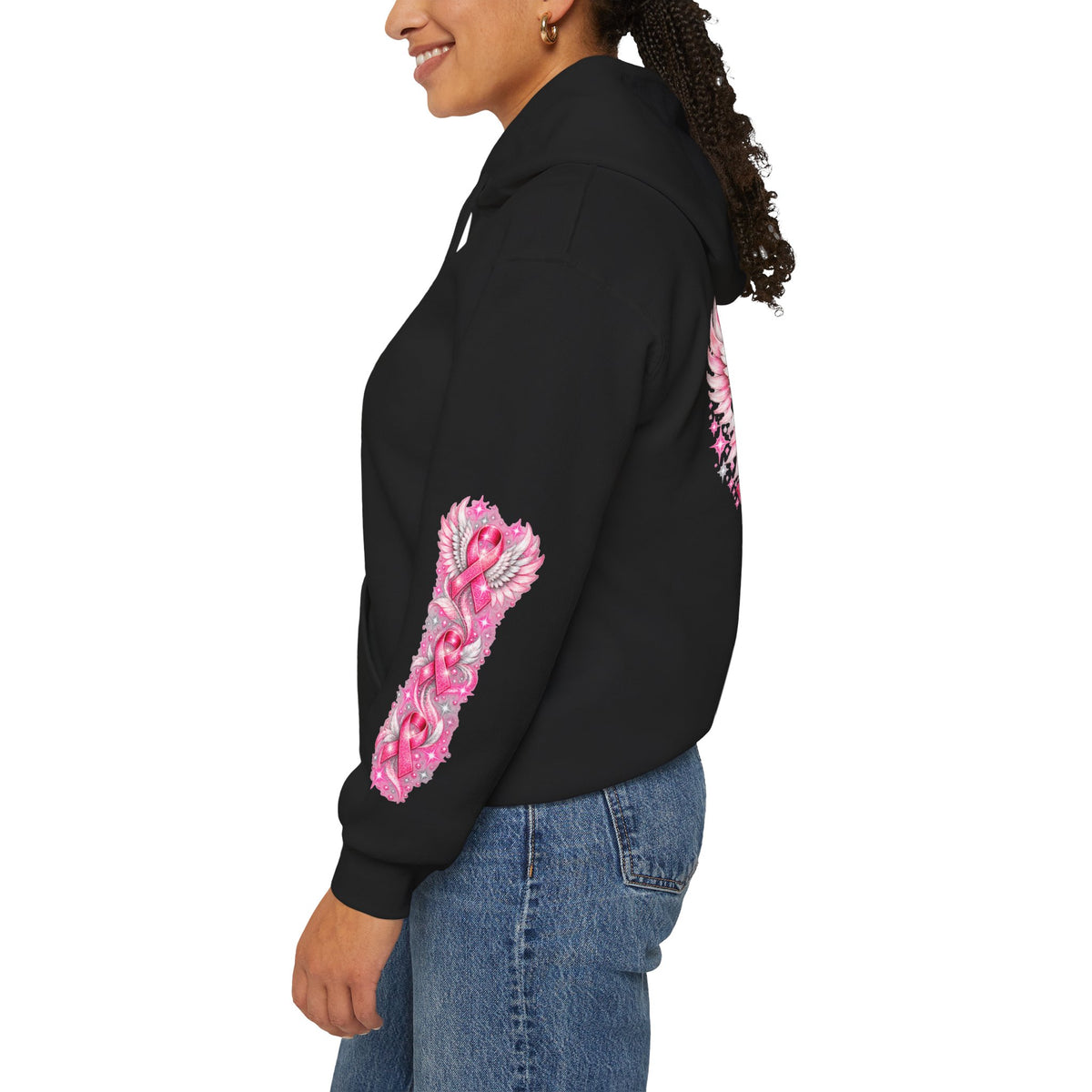 Pink Ribbon Breast Cancer Awareness Hoodie