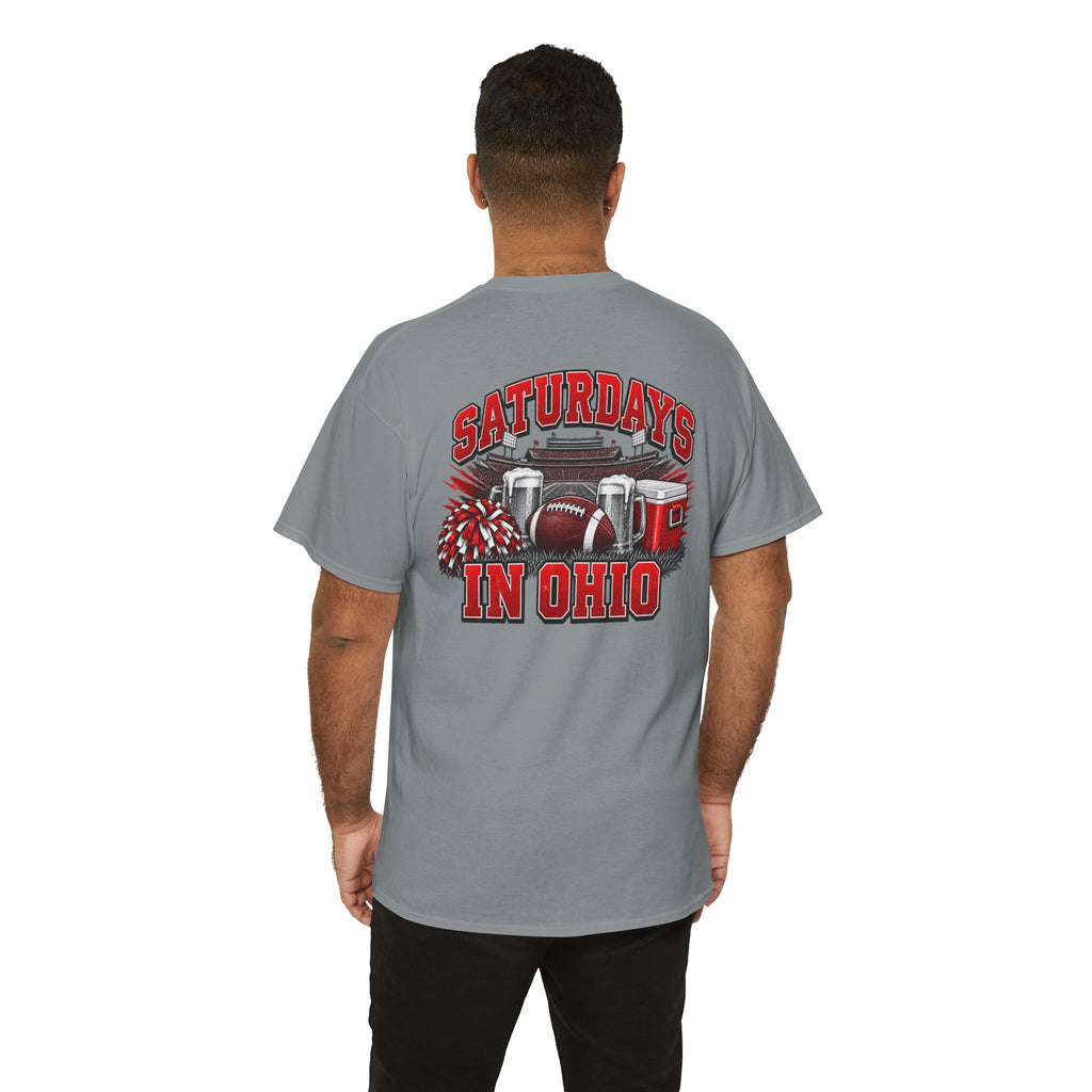 T-Shirt — Saturdays in Ohio Football & Tailgate Tee