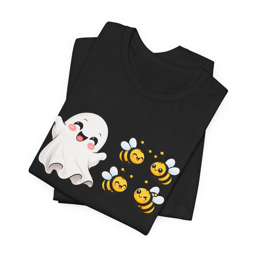 Boo & Bees Halloween Tee – Cute Ghost & Bee Shirt | Spooky Season Must-Have