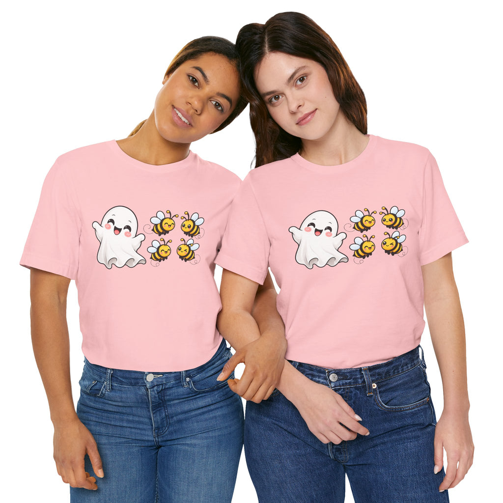Boo & Bees Halloween Tee – Cute Ghost & Bee Shirt | Spooky Season Must-Have