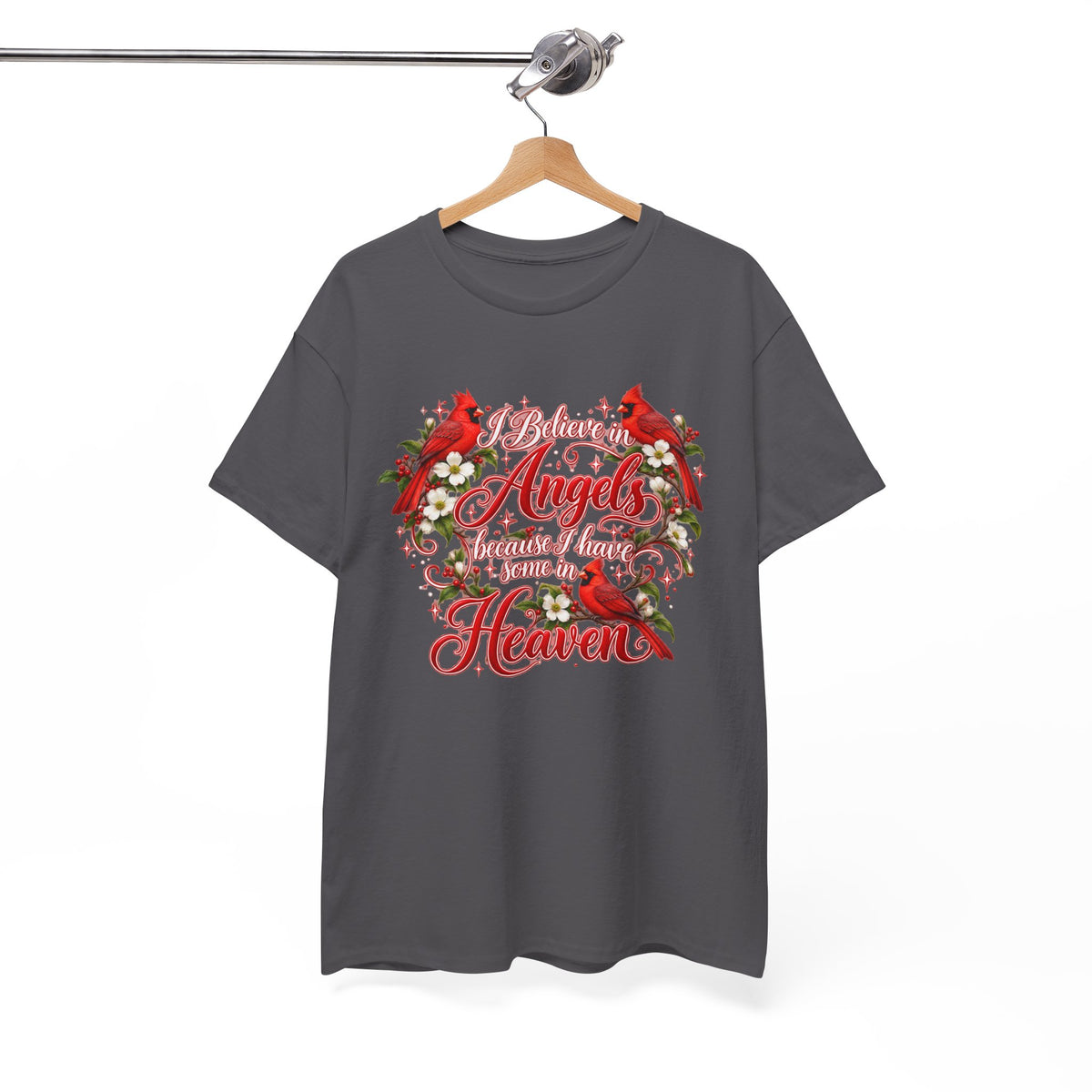 Angels from Heaven Cardinal Christmas T-Shirt