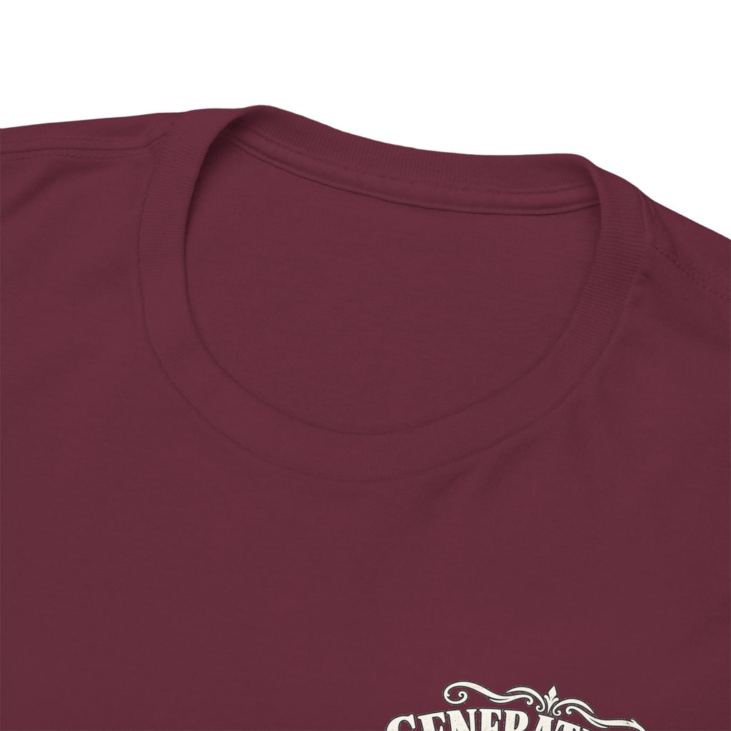 Generation X T‑Shirt — 'Stay Feral' Vintage Whiskey Label Tee (Born 1965–1980)