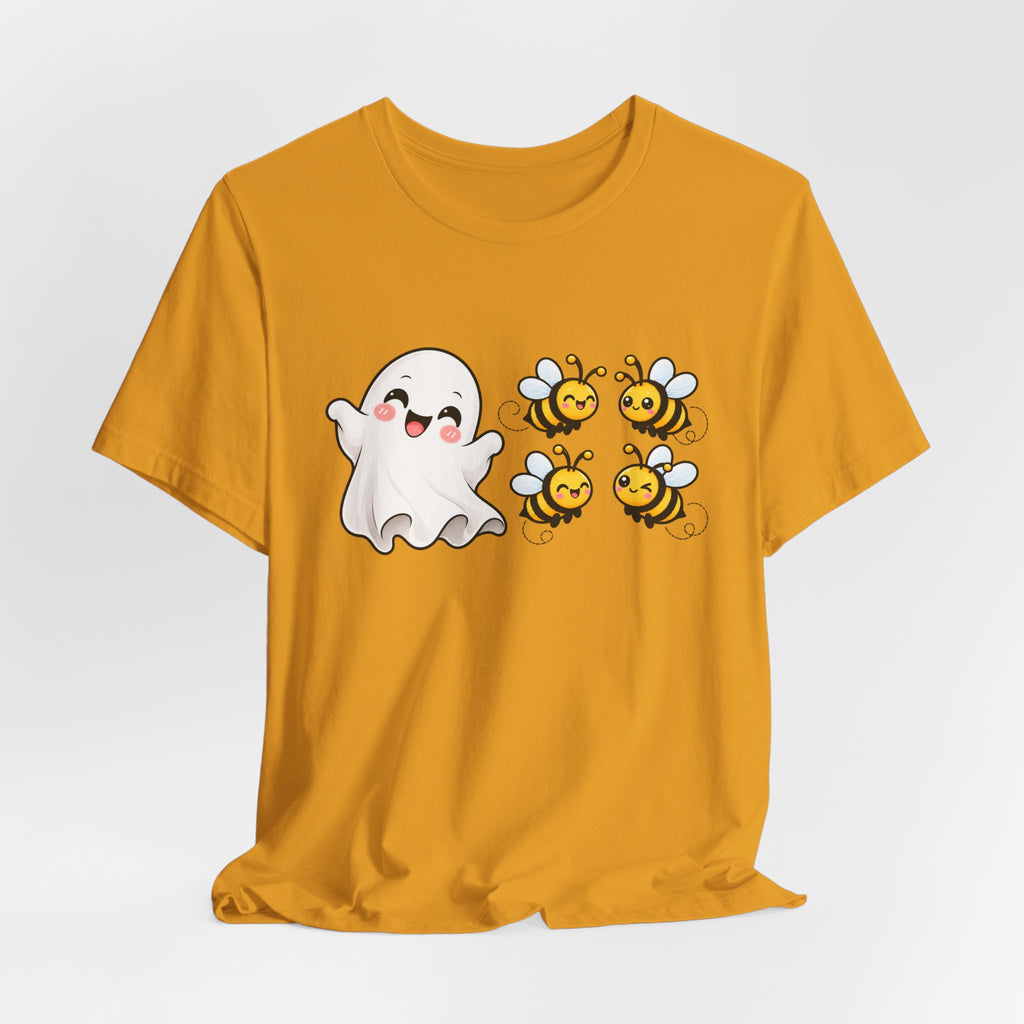 Boo & Bees Halloween Tee – Cute Ghost & Bee Shirt | Spooky Season Must-Have