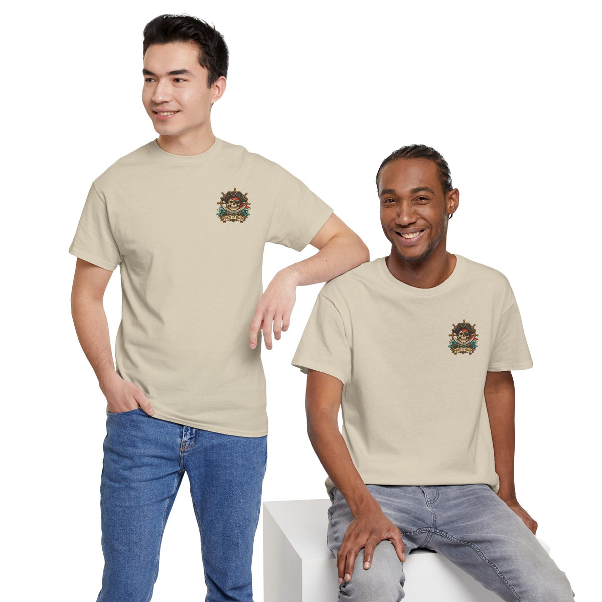 Pirate Skull Tee — "I Was a Pirate" Nautical Skull, Water • Alcohol • Booty • Boats Graphic T‑Shirt