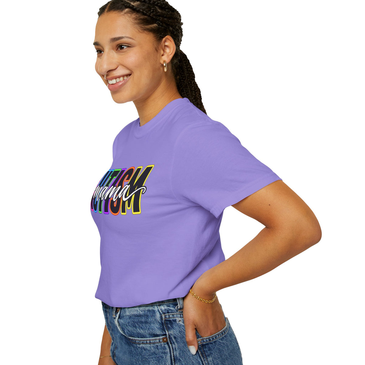 Autism Mama T-Shirt — Colorful Pride Support Tee for Moms