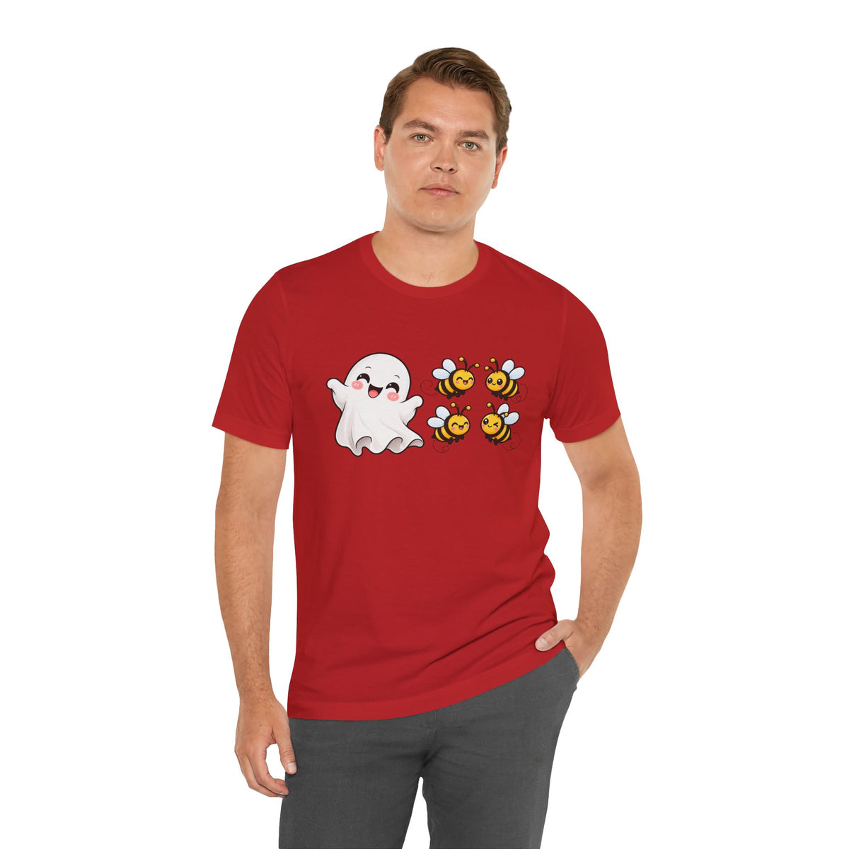 Boo & Bees Halloween Tee – Cute Ghost & Bee Shirt | Spooky Season Must-Have
