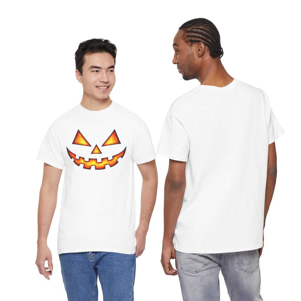 Jack-O'-Lantern Pumpkin Scary Face T-Shirt — Halloween Horror Costume Tee